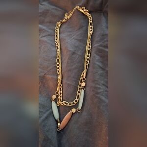Elegant Gold and Multicolor Necklace